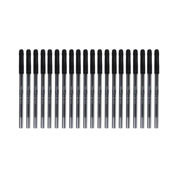 Doms Everyday Black Ball Pen 20 Pack