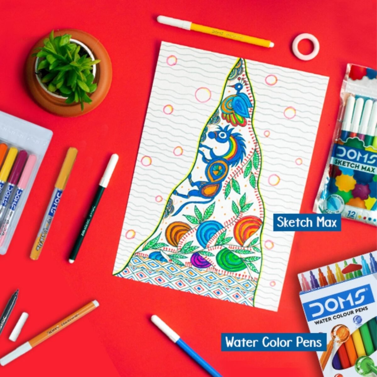 Doms Pastel Brush Pen Set (12+2)