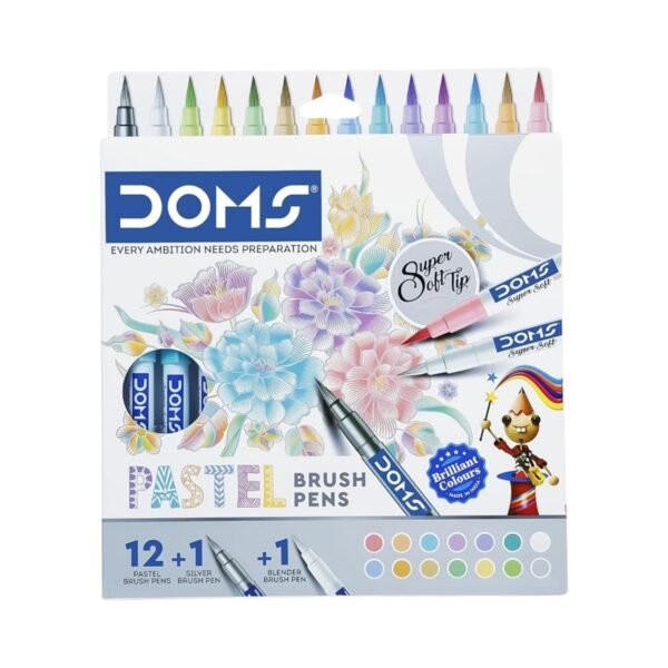 Doms Pastel Brush Pen Set (12+2)