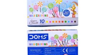 Doms Wax Crayons 10 Shades