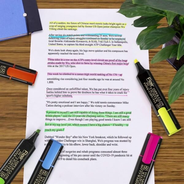 Flair Super Glow Highlighter 5 Shades