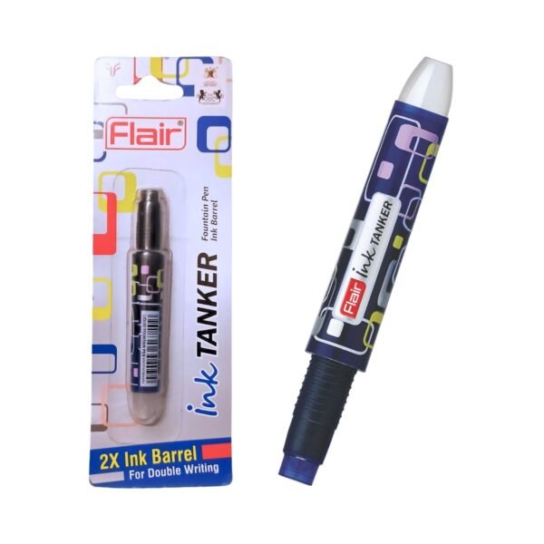 Flair Ink Tanker Fountain Pen Blue Ink Barrel (1-Pack)