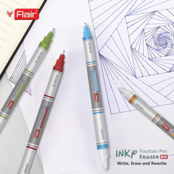 Flair Inky Fountain Pen Eraser DX | Dual Tip Ink Corrector