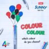 Flair Sunny 4 Colour Ball Pen with Silky Low-Viscosity Ink