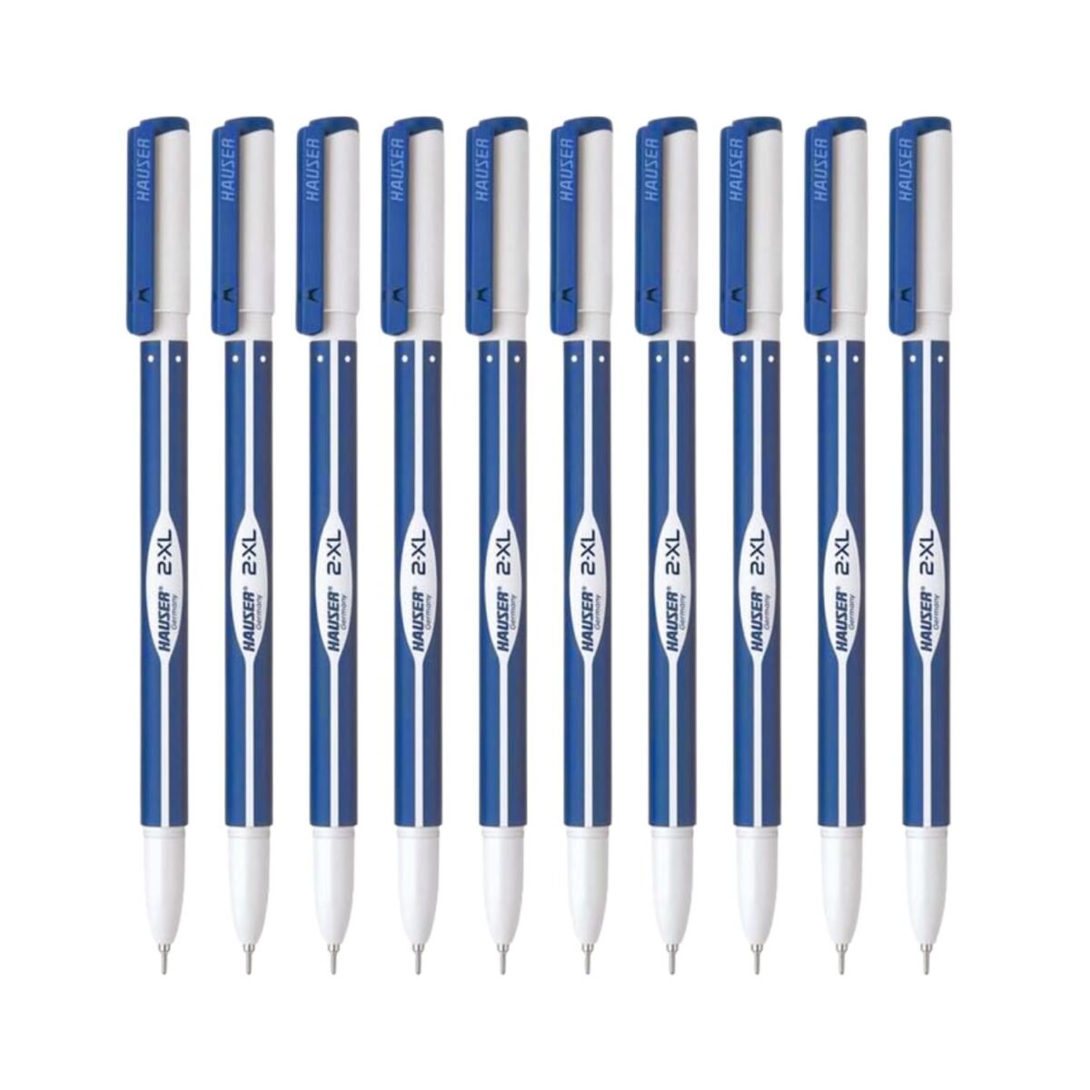 Hauser 2-XL Ball Pen (Pack of 10) - Blue Ink