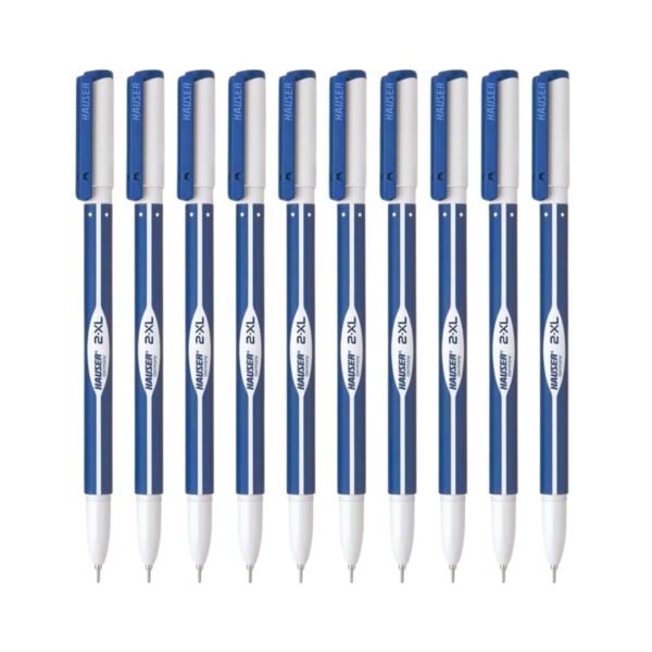 Hauser 2-XL Ball Pen (Pack of 10) - Blue Ink