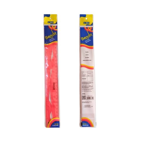 LINC Bendit Flexible Scale 30cm - Unbreakable Ruler