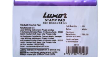 Luxor Stamp Pad Medium Violet Ink