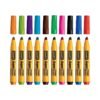 Luxor Super Chisel Marker, Assorted Colors (Pack Of 10)