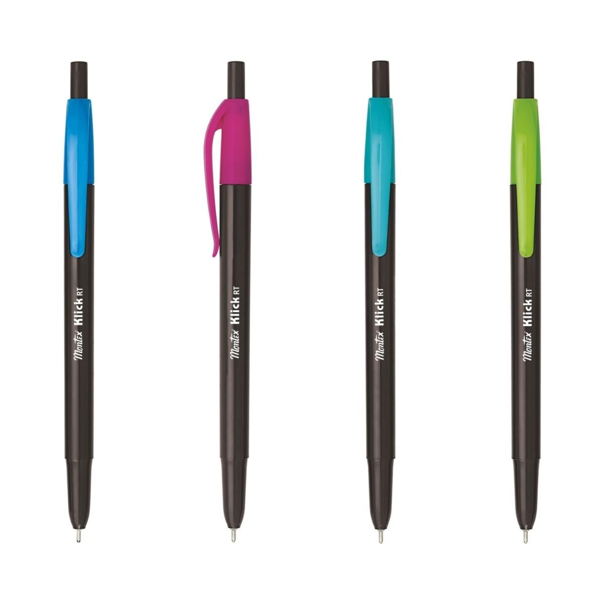 Montex Klick RT Ball Pen - Blue Ink (Pack of 10)