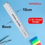 Nataraj 621 Scale 15cm (Pack of 10)