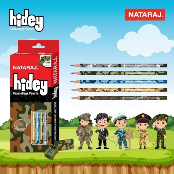 Nataraj Hidey Camouflage Pencil - Pack of 10