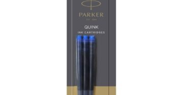 Parker Quink Ink Cartridges - Blue Ink (Pack of 3)