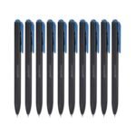 Experience superior writing with the Pentonic 0.7mm retractable blue pen. Features a sleek matte finish, comfortable grip, and smooth-flow ink. Pack of 10.