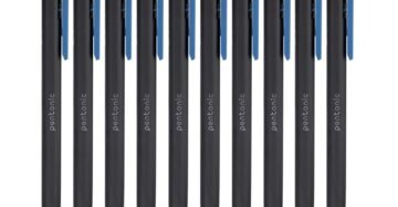 Experience superior writing with the Pentonic 0.7mm retractable blue pen. Features a sleek matte finish, comfortable grip, and smooth-flow ink. Pack of 10.