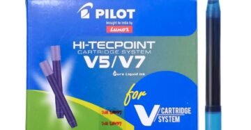 Pilot Hi Tecpoint V5 V7 Cartridges Blue Pack of 10 Pilot V5/V7 Cartridge Blue Ink - Pack of 10