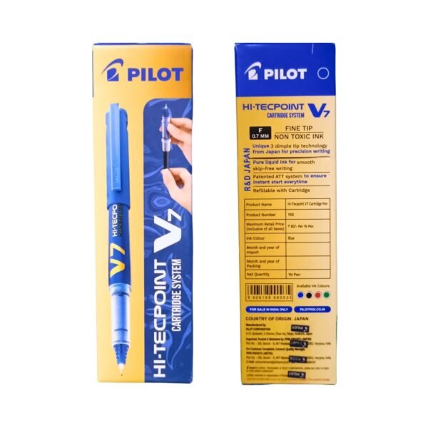 Pilot V7 Hi-Tecpoint Pen Blue