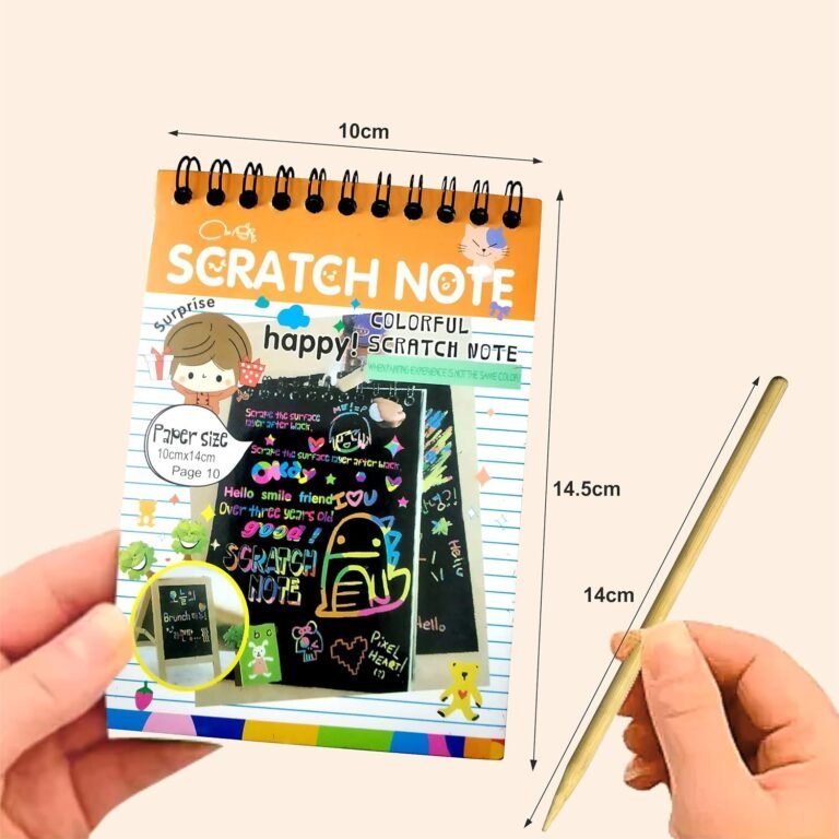 Rainbow Scratch Art Book with Stylus