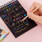 Rainbow Scratch Art Book with Stylus