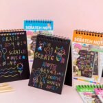 Rainbow Scratch Art Book with Stylus