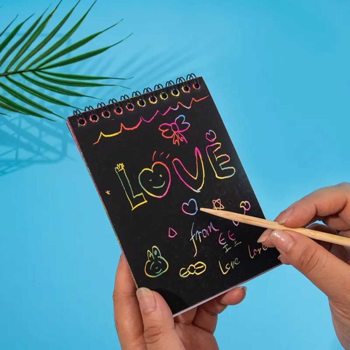 Rainbow Scratch Art Book with Stylus