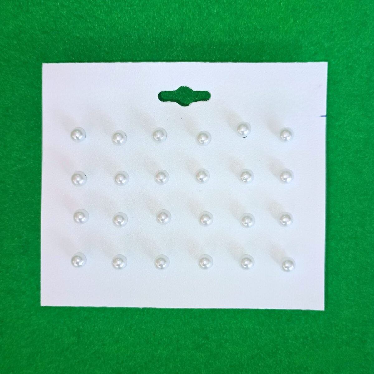 Classic Luminous Pearl Stud Earrings - Set of 12 Pairs
