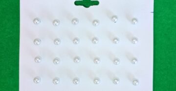 Classic Luminous Pearl Stud Earrings - Set of 12 Pairs