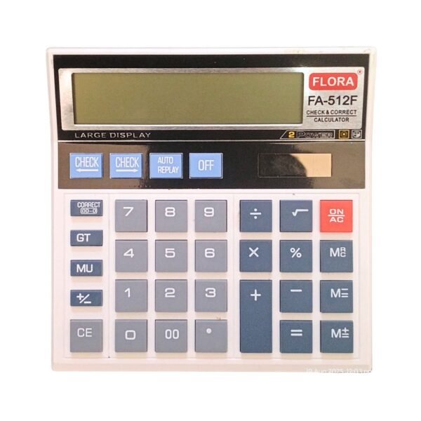 Flora Electronic Calculator FA-512FW - 02