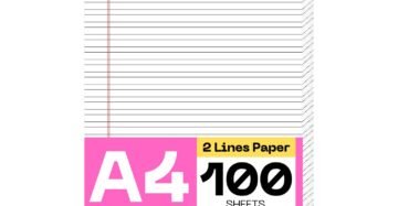 A4 Size 2 Line Paper
